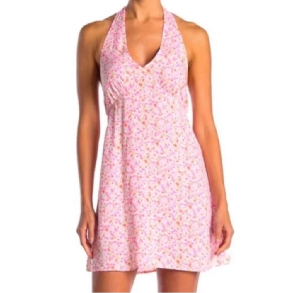 Abound | Woman’s pink Tamara Daisy Halter Dress | Size : XXS